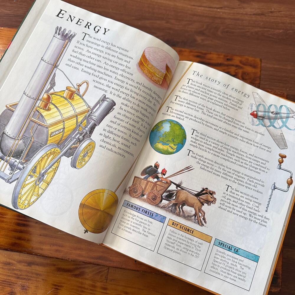 Vintage 1997 Science Works! Energy Hardcover Book - Picture 4 of 11